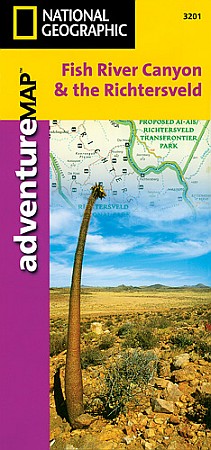 Fish River Canyon & the Richtersveld Adventure Map, Namibia.