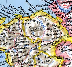 Great Britain and Ireland Political WALL Map.