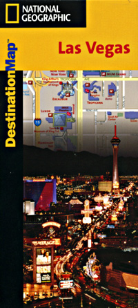 LAS VEGAS "Destination" map Las Vegas, America.