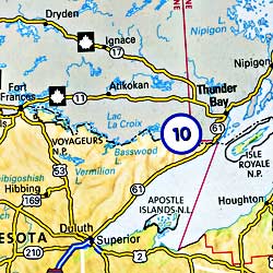 United States "Scenic Drives" Road and Shaded Relief Tourist Guide map.