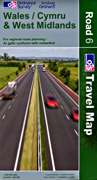 Wales/Cymru & West Midlands #6 Regional Road Map.