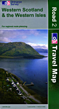 Western Scotland & the Western Isles #2 Regional Road Map.