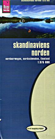 Scandinavia North Road and Topographic Tourist Map.