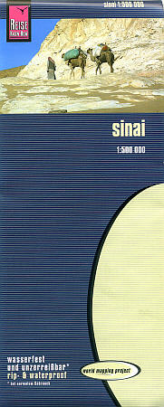 Sinai Road and Topographic Tourist Map.