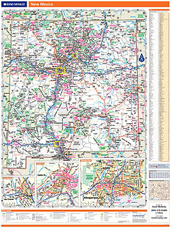 New Mexico WALL Map.