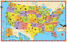 United States WALL Map.