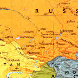 World M Series Political WALL Map.