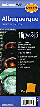 Albuquerque "Flipmap", New Mexico, America.