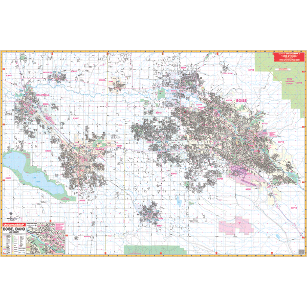 Boise WALL Map.