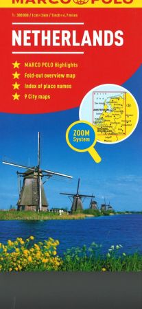 Netherlands Road and Tourist Map. Marco Polo edition.