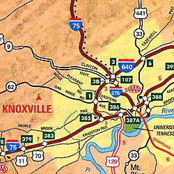 South Carolina Road and Tourist Map, America.