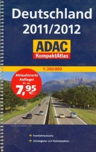 Germany Compact Tourist Road ATLAS.