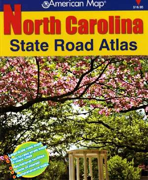 North Carolina Road and Tourist ATLAS, America.