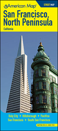 SAN FRANCISCO and the Northern Peninsula Cities, California, America.