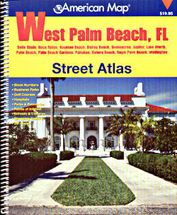 West Palm Beach Street ATLAS, Florida, America.