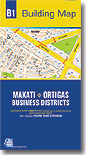 Makati and Ortigas Business District Building Map, Philippines.