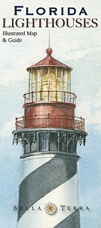 Florida Lighthouses, Florida, America. Laminated.