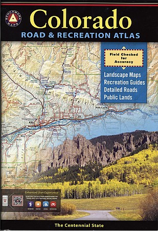 Colorado Road and Recreation Atlas, America.