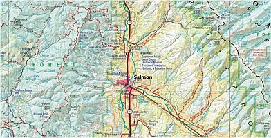 Idaho Road and Recreation Atlas, America.