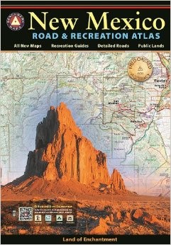 New Mexico Road and Recreation Atlas, America.