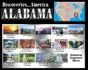 Discoveries: Alabama - Travel Video DVD.