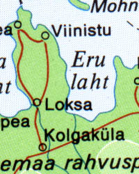 Baltic States, Road and Tourist Map.