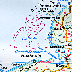 Cuba Road and Tourist Map.