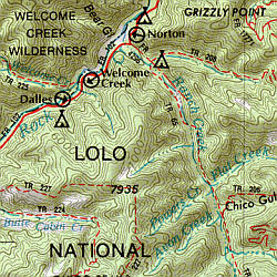 Montana Road, Topographic, and Shaded Relief Tourist Road ATLAS and Gazetteer, America.