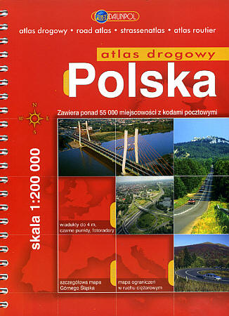 Poland Tourist Road ATLAS.