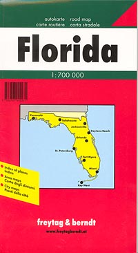 Florida Road and Tourist Map, America.