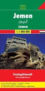 Yemen, Road and Tourist Map.