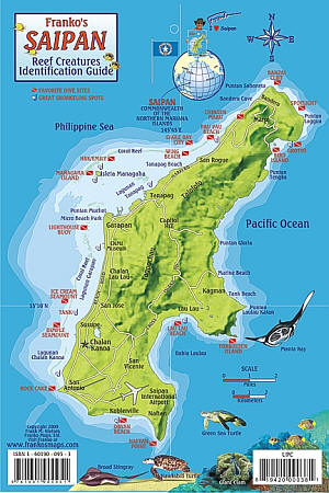 Saipan Fish Card Map.