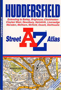 Huddersfield, Street ATLAS, England, United Kingdom.