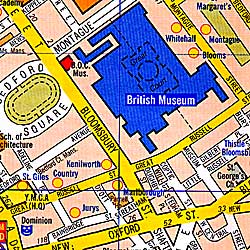LONDON "Map and Walks", England, United Kingdom.