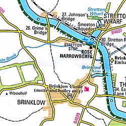 Oxford Canal Map.