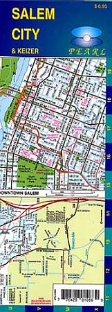 GMJO Salem City Street Map Travel Tourist Detailed Cover 450 5 