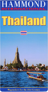 Thailand International Road and Tourist Map.