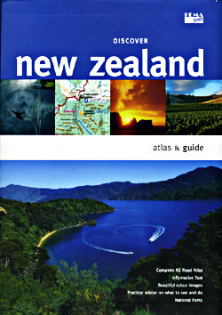 New Zealand "DISCOVER" Road and Tourist ATLAS.