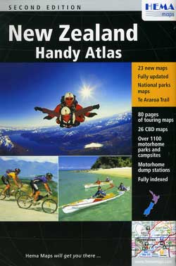 New Zealand "HANDY" Road and Tourist ATLAS.