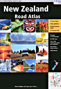 New Zealand, Road and Tourist ATLAS.