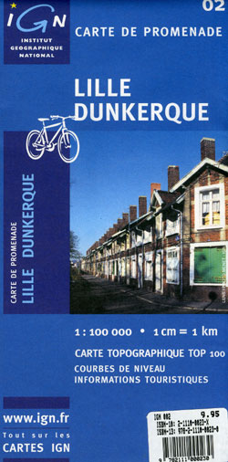 Lille and Dunkerque Section Map.
