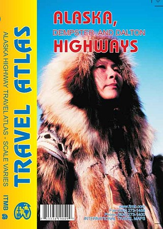 Alaska Highway Road Atlas, America.
