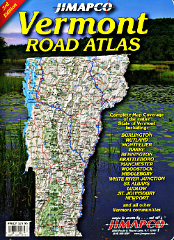 Vermont Tourist Road ATLAS, America.
