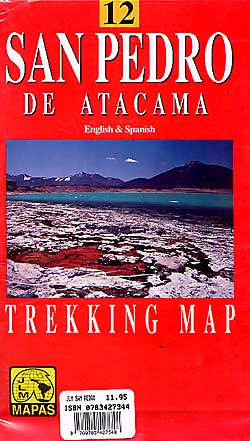 San Pedro de Atacama Trekking Map.