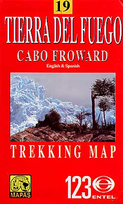 Tierra del Fuego, Cabo Froward, Trekking Map.