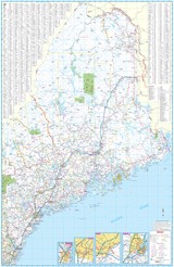 Maine WALL Map.