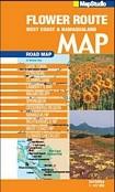 Flower Route - West Coast & Namaqualand map, South Africa.