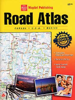 North America Road ATLAS for Canada/USA/Mexico.