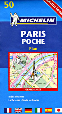 PARIS "Pocket Plan", France.