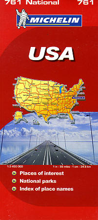United States Road and Tourist Map.